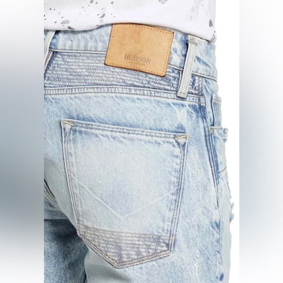 New Hudson Jeans Men's The Blinder Biker Denim Size W 31 - Picture 3 of 7